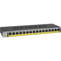 Netgear GS116PP-100NAS 16-Port Gigabit Ethernet High-Power Unmanaged PoE+ Switch