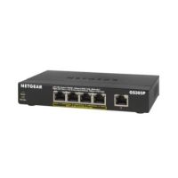 Netgear GS305P-200UKS Unmanaged Gigabit Ethernet Power over Ethernet (PoE)