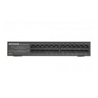 Netgear GS324 Unmanaged Gigabit Ethernet (10/100/1000) Black 1U