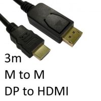 TARGET DisplayPort (M) to HDMI (M) 3m Black OEM Display Cable