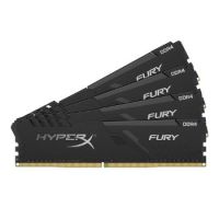 HyperX FURY - DDR4 - kit - 16 GB: 4 x 4 GB - DIMM 288-PIN