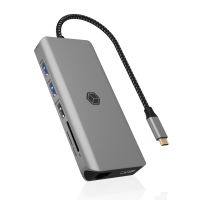 ICY BOX IB-DK4061-CPD Wired USB 3.2 Gen 1 (3.1 Gen 1) Type-C Grey