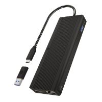 ICY BOX IB-DK4080AC Wired USB 3.2 Gen 1 (3.1 Gen 1) Type-C Black