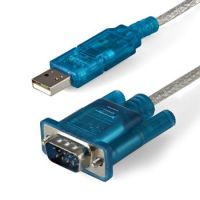 StarTech 3ft USB to RS232 DB9 Serial Adapter Cable - M/M