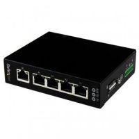 StarTech 5 Port Unmanaged Industrial Gigabit Ethernet Switch - DIN Rail / Wall-Mountable