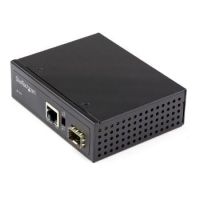 StarTech PoE+ Industrial Fiber to Ethernet Media Converter 60W - SFP to RJ45 - Singlemode/Multim