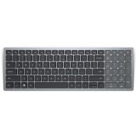 DELL KB740 keyboard Office RF Wireless + Bluetooth QWERTZ German Grey, Black