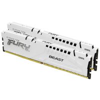 Kingston Technology FURY Beast 64GB 6000MT/s DDR5 CL30 DIMM (Kit of 2) White XMP