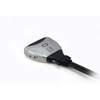 LevelOne 2-Port USB DVI-D Single Link Cable KVM Switch, audio support