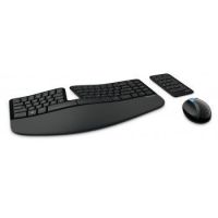 Microsoft Sculpt Ergonomic Desktop keyboard RF Wireless German Black