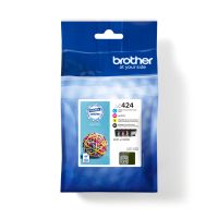 Brother LC-424VAL Ink cartridge multi pack Bk,C,M,Y, 4x750 pages ISO/IEC 19752 Pack=4 for Brother DCP-J 1200