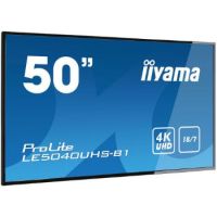 iiyama LE5040UHS-B1 signage display 127 cm (50") LED 4K Ultra HD Digital signage flat panel Black