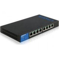 Linksys LGS308P Managed Gigabit Ethernet (10/100/1000) Black,Blue Power over Ethernet (PoE)