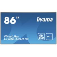 iiyama LH8642UHS-B3 signage display Digital signage flat panel 2.17 m (85.6") IPS 4K Ultra HD Black Built-in processor Android 8.0