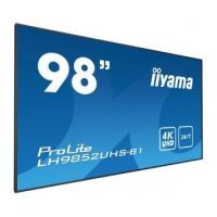 iiyama LH9852UHS-B1 signage display 2.49 m (98") LED 4K Ultra HD Digital signage flat panel Black