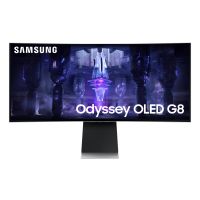 Samsung Odyssey OLED G8 G85SB computer monitor 86.4 cm (34") 3440 x 1440 pixels UltraWide Quad HD Silver