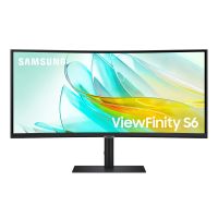 Samsung ViewFinity S6 S65UC computer monitor 86.4 cm (34") 3440 x 1440 pixels UltraWide Quad HD LCD Black