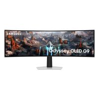 Samsung Odyssey G9 G93SC computer monitor 124.5 cm (49") 5120 x 1440 pixels Dual QHD OLED Silver