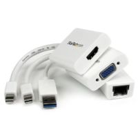 StarTech Macbook Air Accessories Kit - MDP to VGA / HDMI and USB 3.0 Gigabit Ethernet Adapter