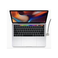 Compulocks Ledge Lock Adapter for MacBook Pro 16" (2019) with Keyed Cable Lock Silver