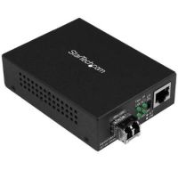 StarTech Gigabit Ethernet Fiber Media Converter - Compact - 850nm MM LC - 550m