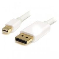 StarTech 1m (3 ft) White Mini DisplayPort to DisplayPort 1.2 Adapter Cable M/M - DisplayPort 4k