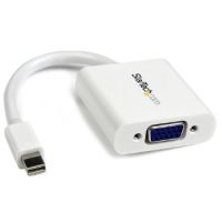 StarTech Mini DisplayPort to VGA Video Adapter Converter - White