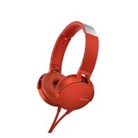 Sony MDR-XB550AP Headset Head-band Red