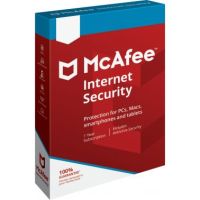 McAfee Internet Security Antivirus security 10 license(s) 1 year(s)