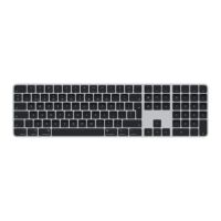 Apple Magic keyboard USB + Bluetooth AZERTY Dutch Black, Silver