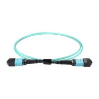 Cablenet 30m OM4 MPO (F) to MPO (F) Female 12F Aqua Trunk Cable Method B