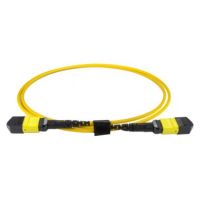 Cablenet 1m OS2 MPO (F) to MPO (F) Female 12F Yellow Trunk Cable Method B