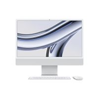 Apple iMac Apple M M3 59.7 cm (23.5") 4480 x 2520 pixels 8 GB 256 GB SSD All-in-One PC macOS Sonoma Wi-Fi 6E (802.11ax) Silver