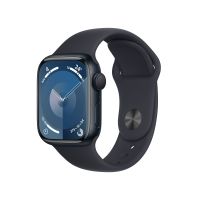 Apple Watch Series 9 41 mm Digital 352 x 430 pixels Touchscreen Black Wi-Fi GPS (satellite)