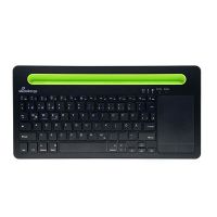 MediaRange MROS131 keyboard Office Bluetooth QWERTZ German, Swiss Black, Green