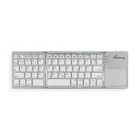 MediaRange MROS133 keyboard Office Bluetooth QWERTZ German, Swiss Silver