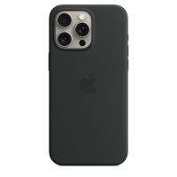 Apple iPhone 15 Pro Max Silicone Case with MagSafe - Black