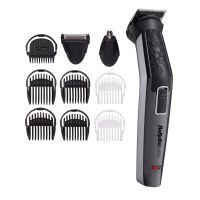 BaByliss MT727E - Black - Silver - 0.5 mm - 8 mm - Beard - Ear - Eyebrow - Moustache - Nose - Titanium - Battery