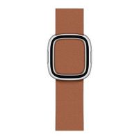 40mm Saddle Brown Modern Buckle - Small