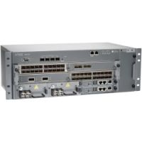 Juniper MX104 chassis with 4 MIC slots 4x10GE SFP+ DC Power Supply