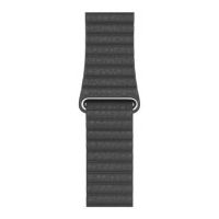 44mm Black Leather Loop - Large