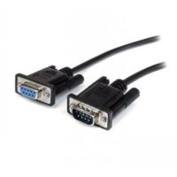 StarTech 0.5m Black Straight Through DB9 RS232 Serial Cable - M/F