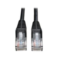 Tripp Lite Cat5e 350MHz Snagless Molded Patch Cable (RJ45 M/M) - Black, 6-ft.