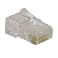 Tripp Lite RJ45 Plugs Solid / Stranded Conductor 4-pair Cat5e Cable, 10-Pack