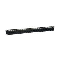 Tripp Lite 24-Port 1U Rack-Mount Cat5e Feedthrough Patch Panel, RJ45 Ethernet