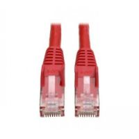 Tripp Lite Cat6 Gigabit Snagless Molded Patch Cable (RJ45 M/M) - Red, 0.31 m