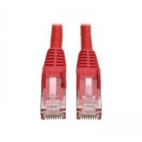 Tripp Lite Cat6 Gigabit Snagless Molded Patch Cable (RJ45 M/M) - Red, 2-ft.