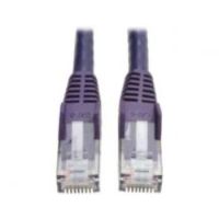 Tripp Lite Cat6 Gigabit Snagless Molded Patch Cable (RJ45 M/M) - Purple, 3-ft.