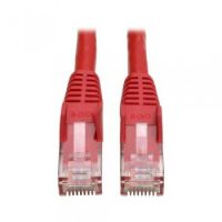 Tripp Lite Cat6 Gigabit Snagless Molded Patch Cable (RJ45 M/M) - Red, 3-ft.