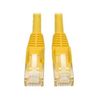 Tripp Lite Cat6 Gigabit Snagless Molded Patch Cable (RJ45 M/M) - Yellow, 7-ft.